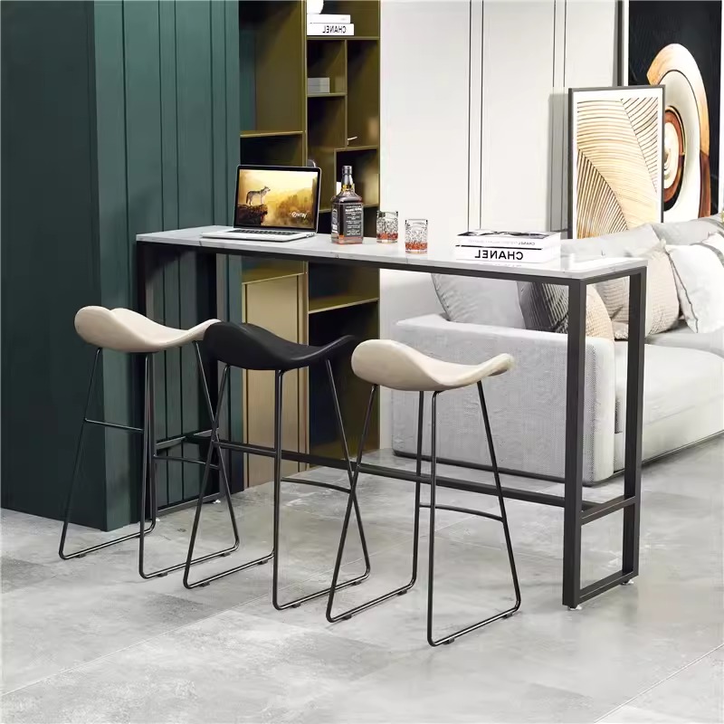Ghế bar nệm da chân tháp thời trang hiện đại GB662