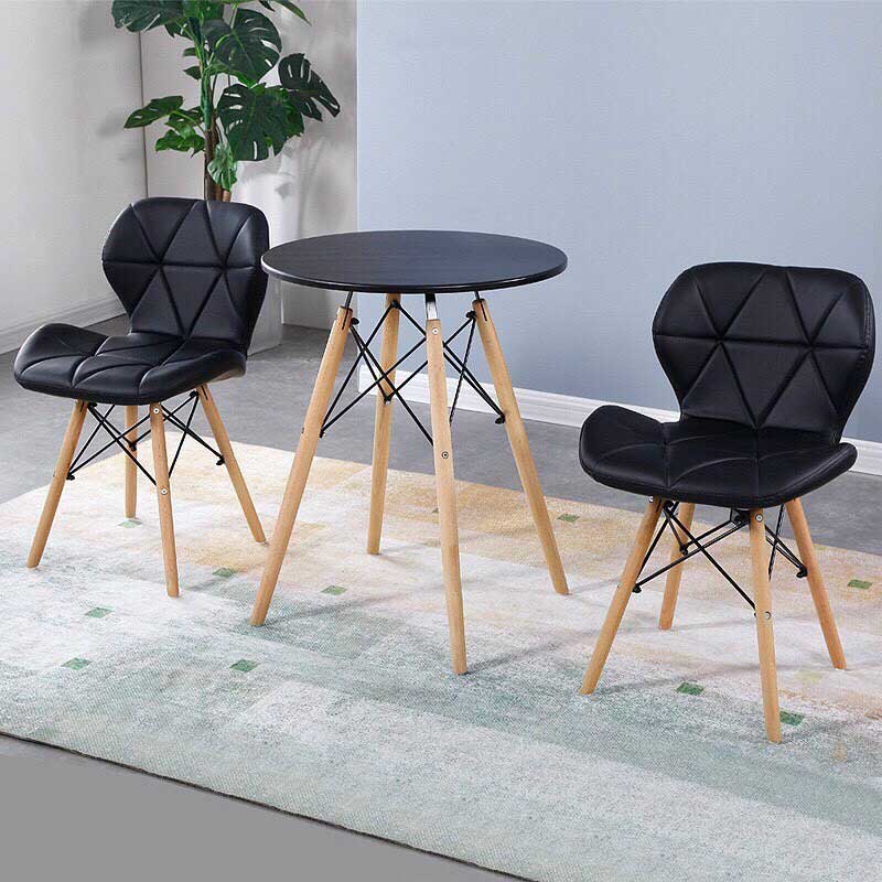 Ghế cánh bướm lưng trám bọc nỉ chân đan GB237
