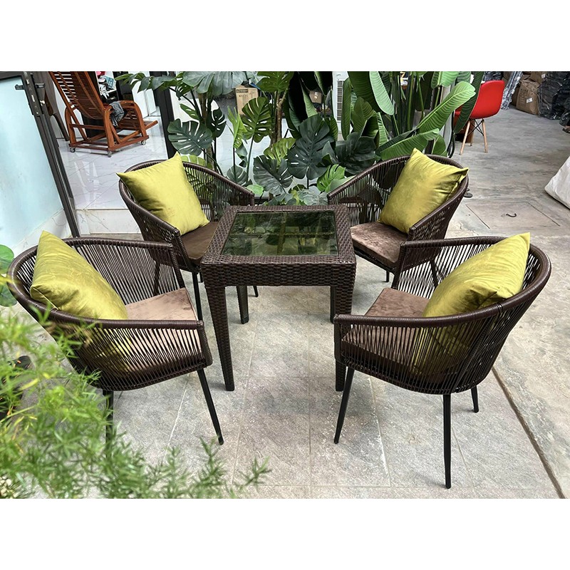 Ghế bành mây nhựa tiết kế sang – ngồi thoải mái BM683