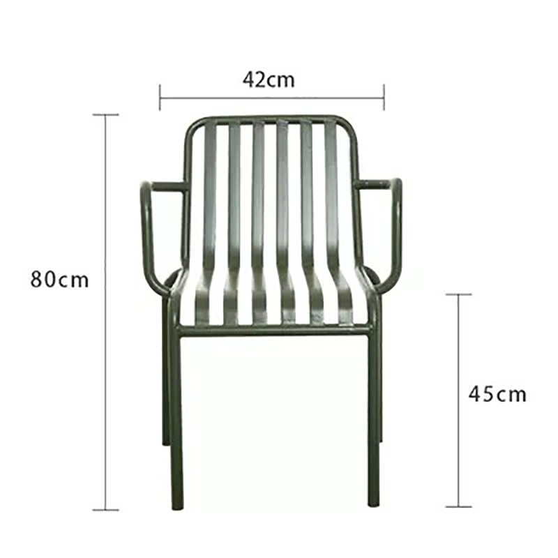 Bộ bàn ghế nan sắt sân vườn ngoài trời BS204