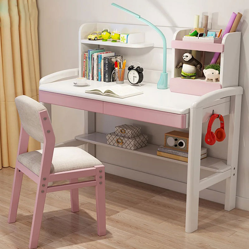 Bàn học sinh tiểu học bằng gỗ sồi tự nhiên BH646