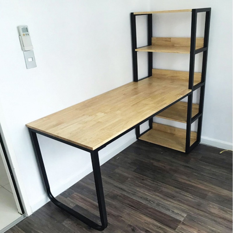Bàn làm việc liền kệ sách đa năng BV857