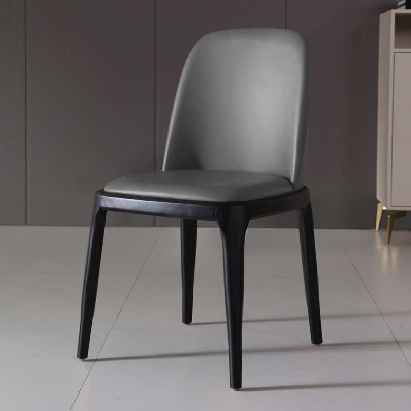 Ghế ăn Grace khung gỗ sồi, nệm da nỉ GA620