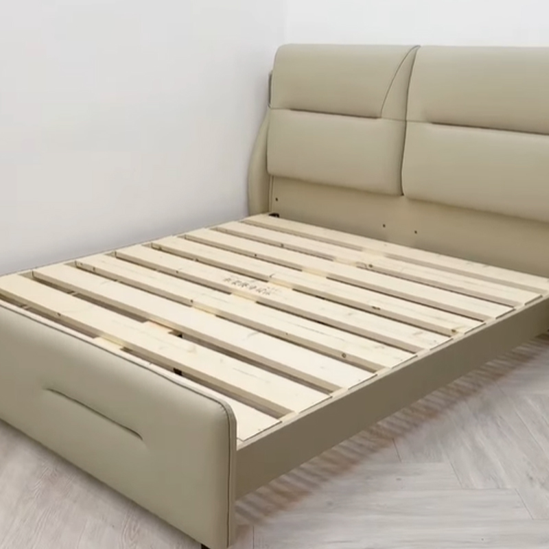 Giường ngủ 1m8 x 2m bọc da cao cấp hàng nhập khẩu GN368