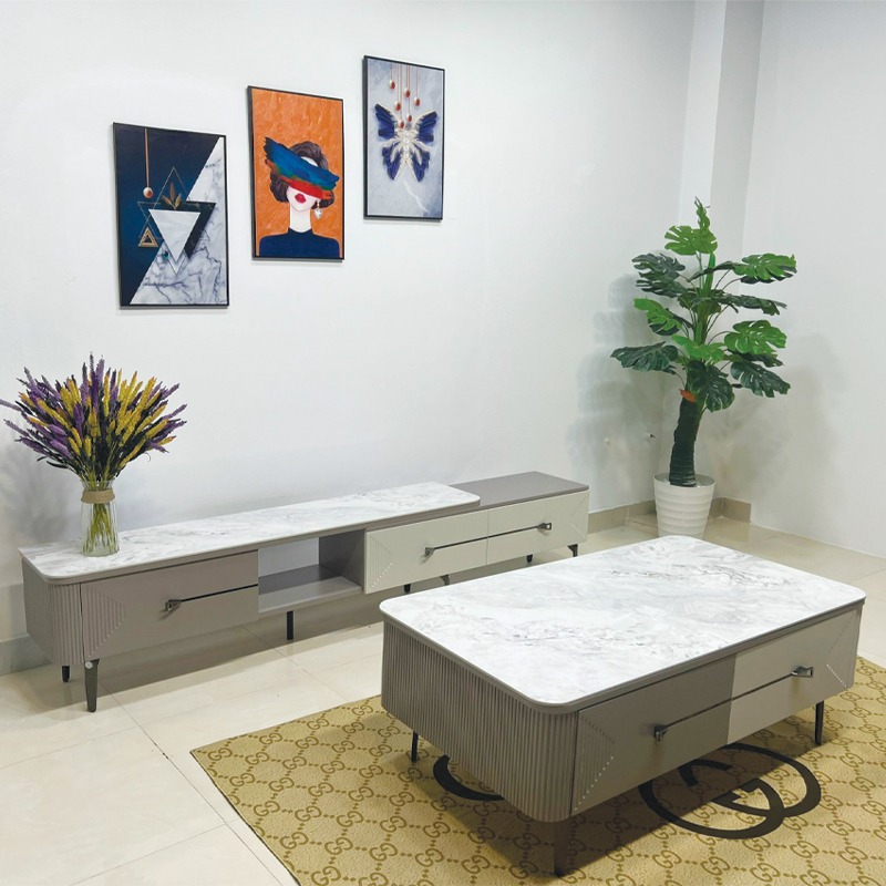 Kệ tivi nhập khẩu thiết kế đẹp cho phòng khách KT338