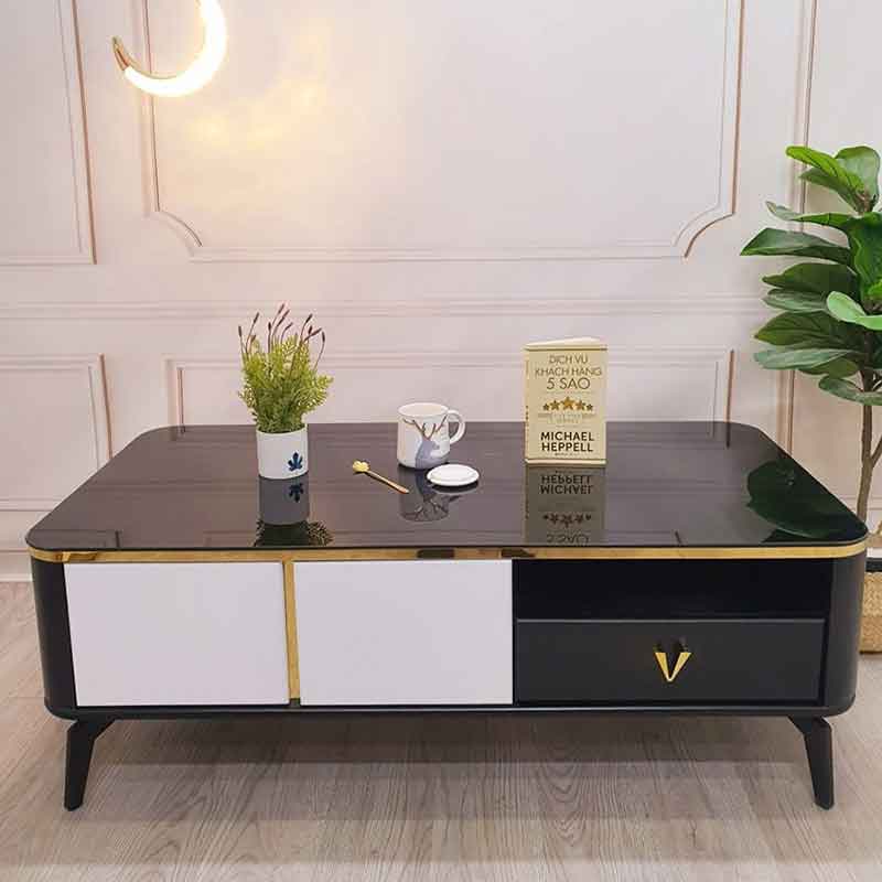 Bàn trà mặt kính cường lực sang trọng, thiết kế mới BT900